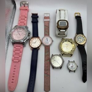 Women's Watch Lot of (8) Timex Indiglo Ashley Kenneth Cole Reaction & More